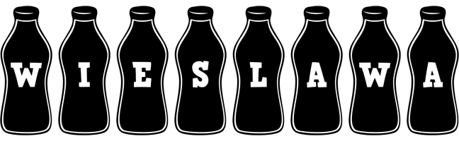 Wieslawa bottle logo