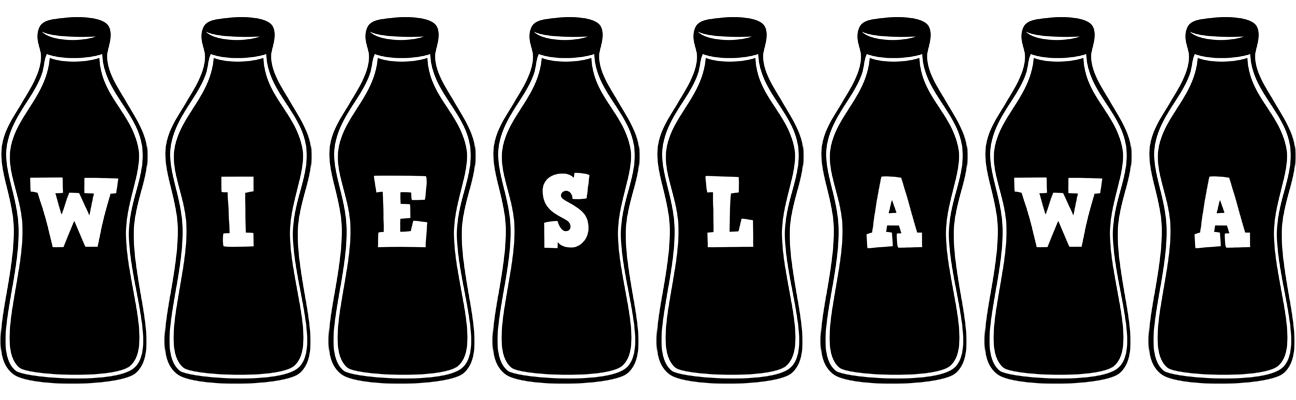 Wieslawa bottle logo