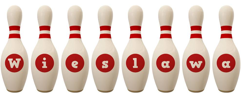 Wieslawa bowling-pin logo