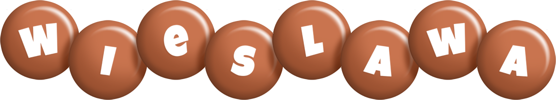 Wieslawa candy-brown logo