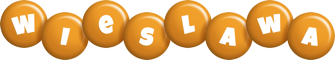Wieslawa candy-orange logo
