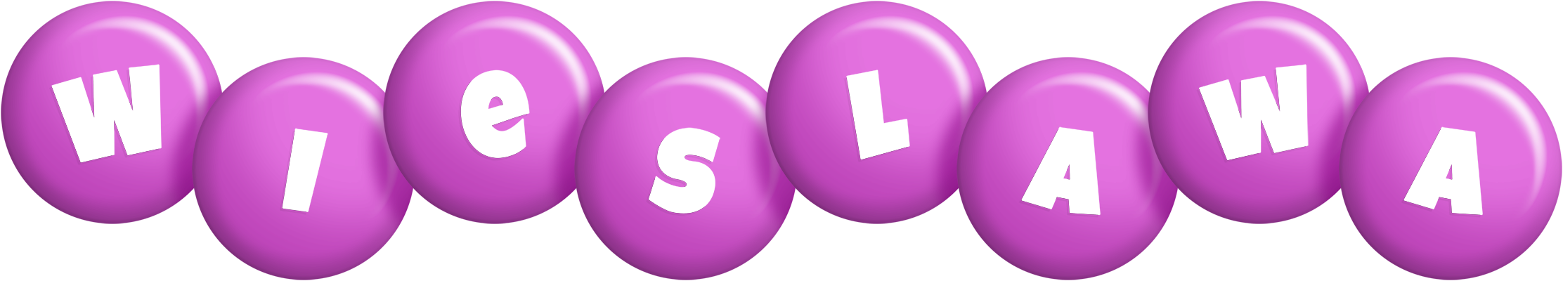 Wieslawa candy-purple logo
