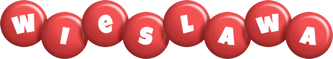 Wieslawa candy-red logo