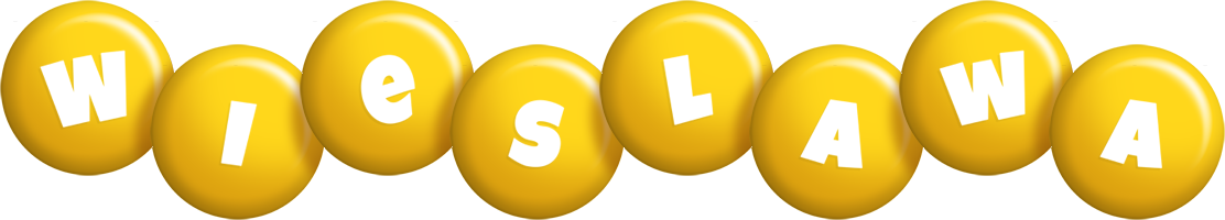 Wieslawa candy-yellow logo