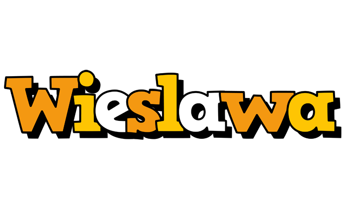 Wieslawa cartoon logo