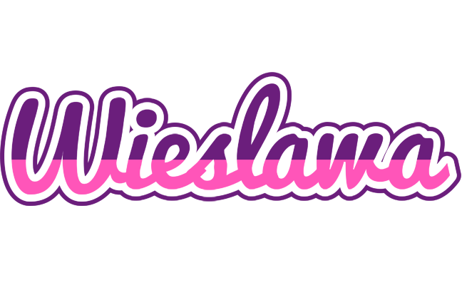 Wieslawa cheerful logo