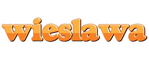 Wieslawa orange logo