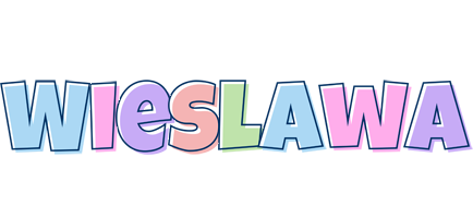 Wieslawa pastel logo