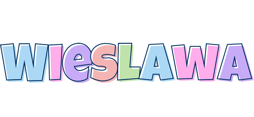 Wieslawa pastel logo
