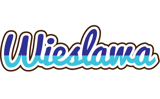 Wieslawa raining logo