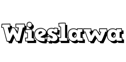 Wieslawa snowing logo