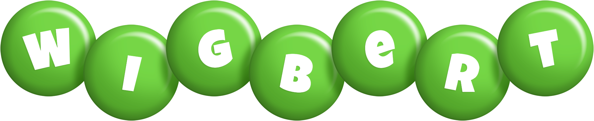 Wigbert candy-green logo