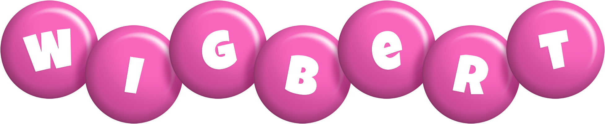 Wigbert candy-pink logo