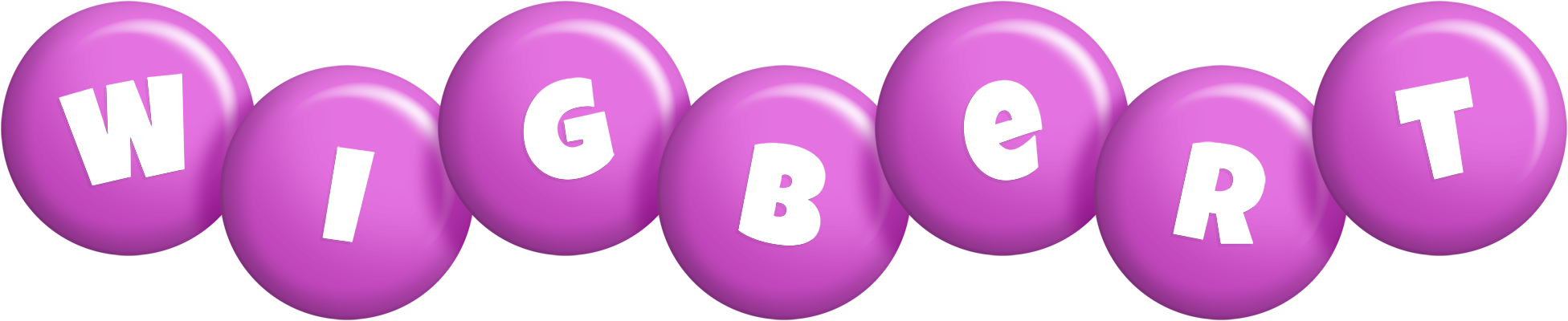 Wigbert candy-purple logo