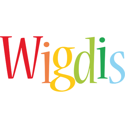 Wigdis birthday logo