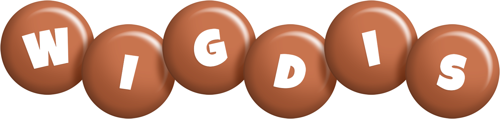 Wigdis candy-brown logo