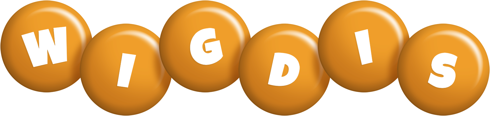 Wigdis candy-orange logo