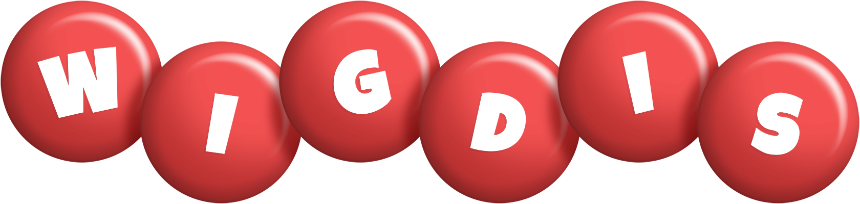 Wigdis candy-red logo