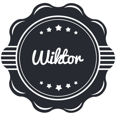 Wiktor badge logo