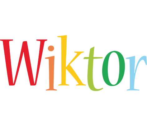 Wiktor birthday logo