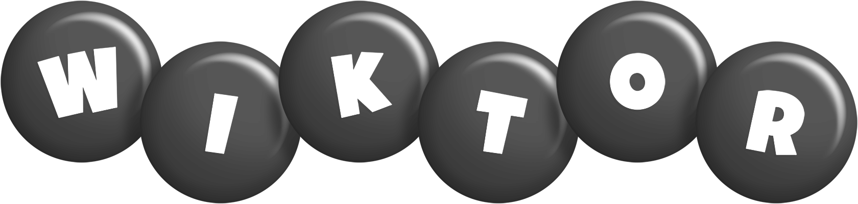 Wiktor candy-black logo