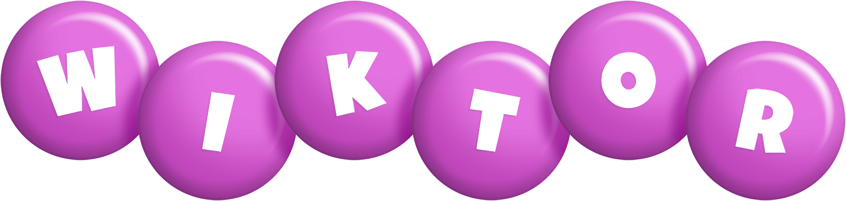Wiktor candy-purple logo