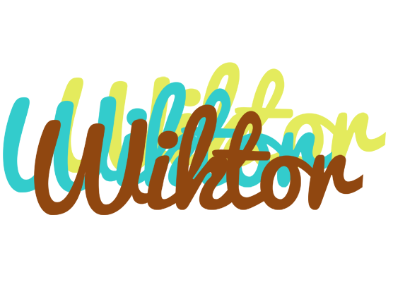 Wiktor cupcake logo