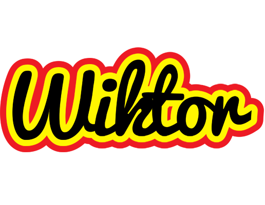 Wiktor flaming logo