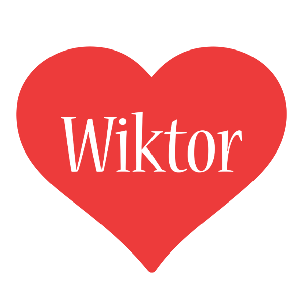Wiktor love logo