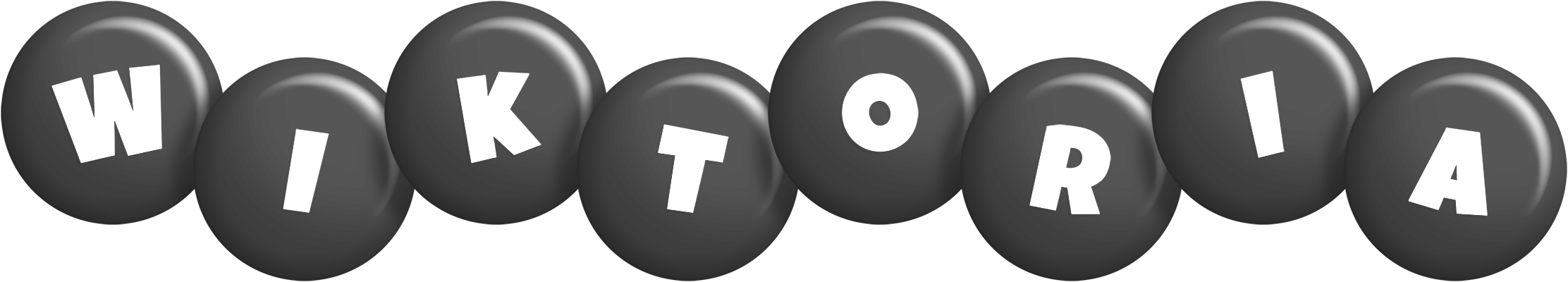 Wiktoria candy-black logo
