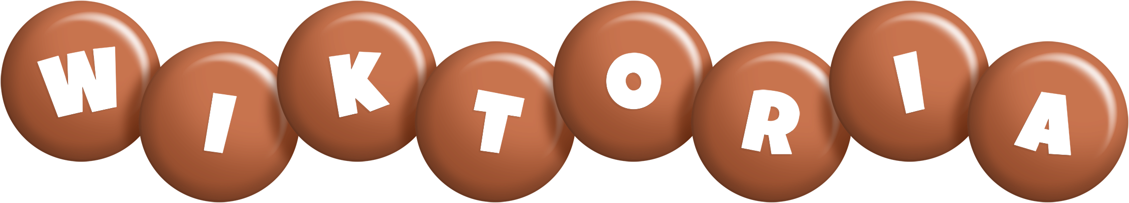 Wiktoria candy-brown logo