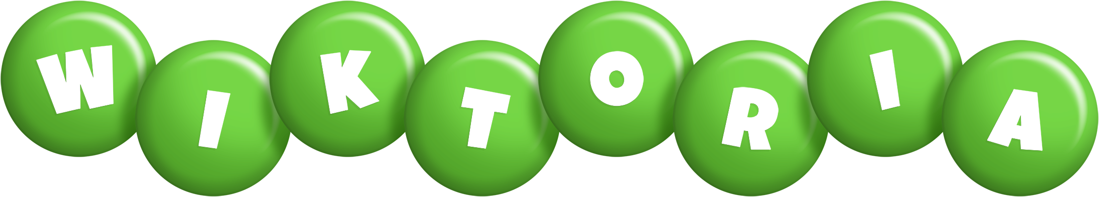 Wiktoria candy-green logo