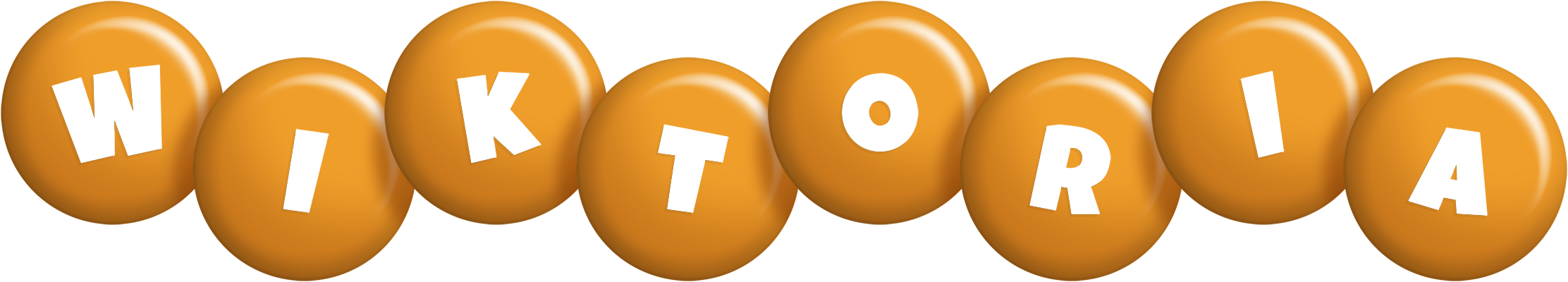 Wiktoria candy-orange logo