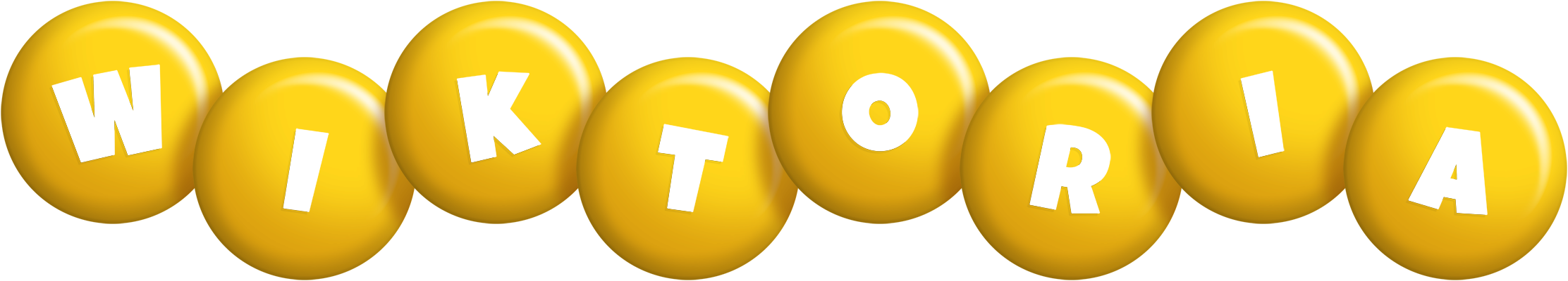 Wiktoria candy-yellow logo