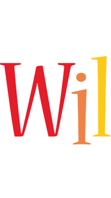 Wil birthday logo