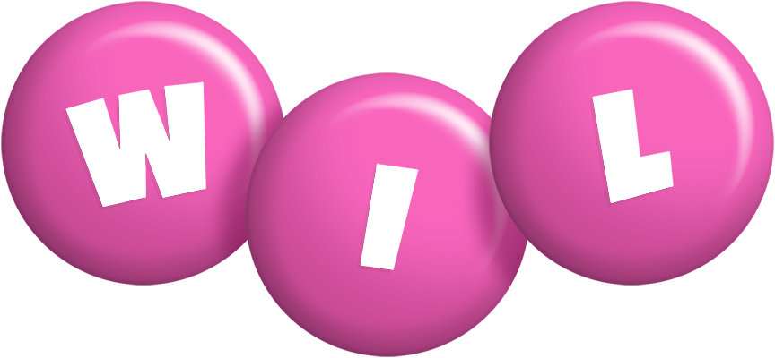 Wil candy-pink logo