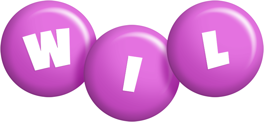 Wil candy-purple logo