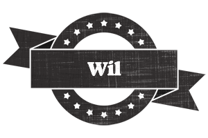 Wil grunge logo