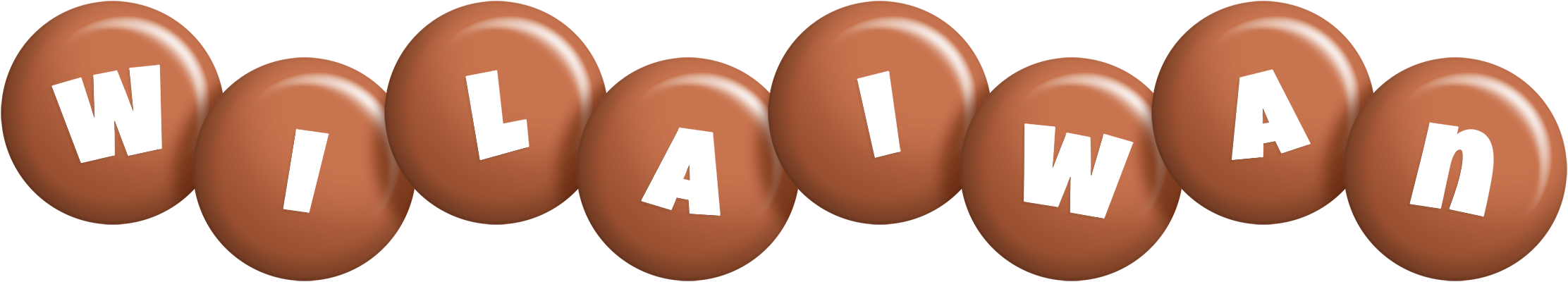 Wilaiwan candy-brown logo