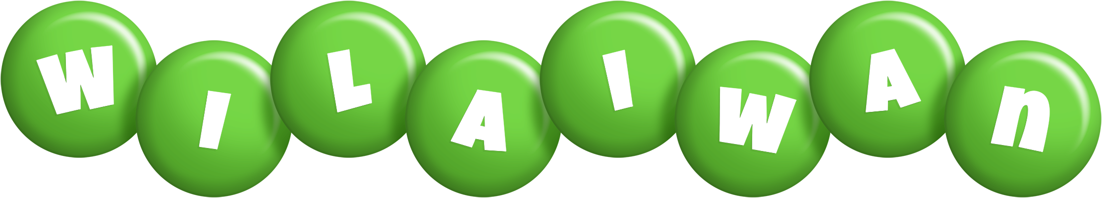 Wilaiwan candy-green logo