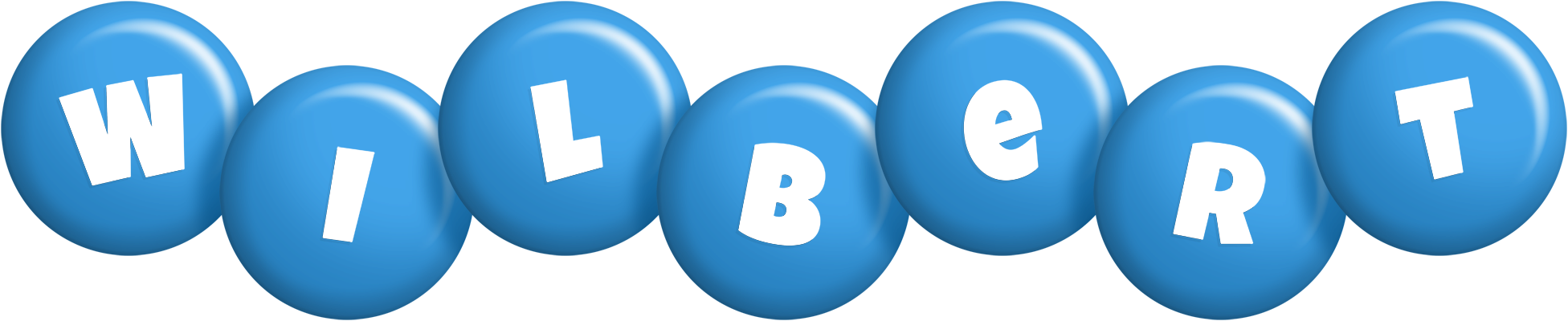 Wilbert candy-blue logo