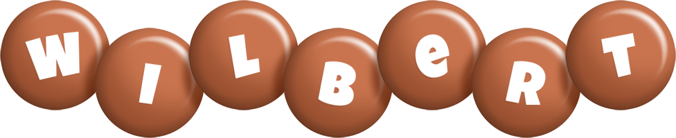 Wilbert candy-brown logo