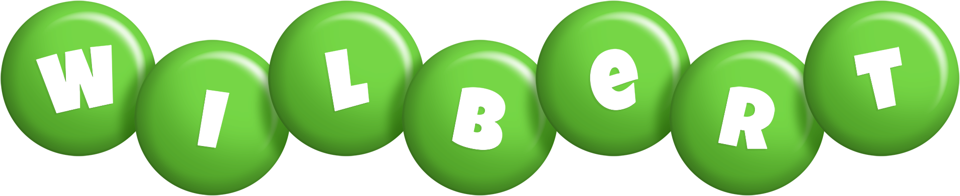 Wilbert candy-green logo