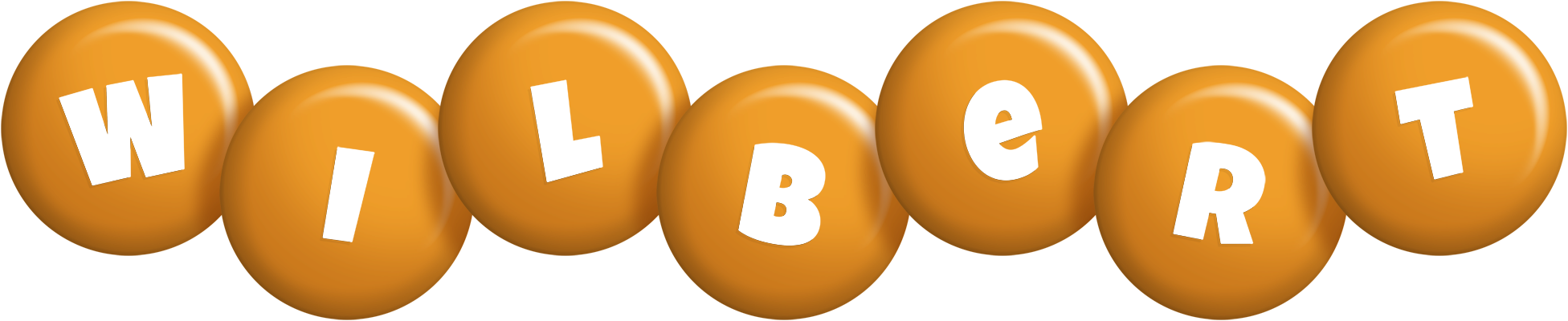 Wilbert candy-orange logo