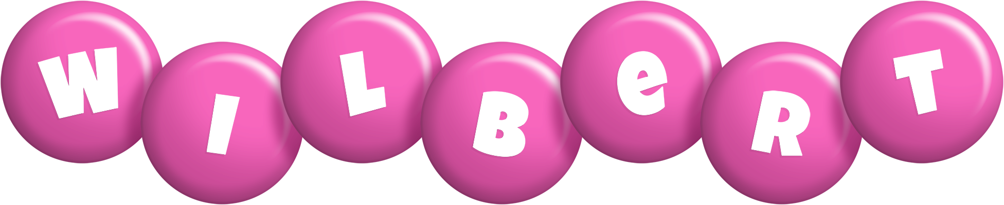 Wilbert candy-pink logo