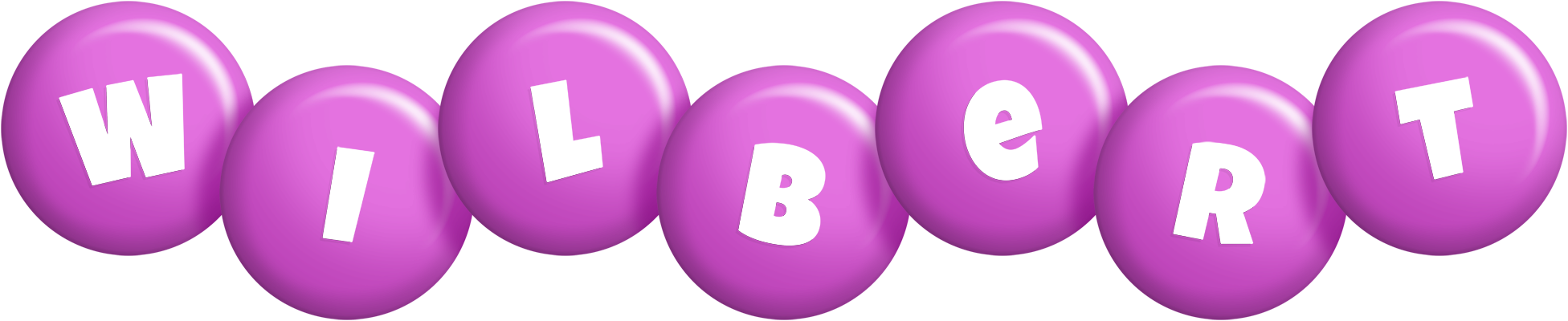 Wilbert candy-purple logo