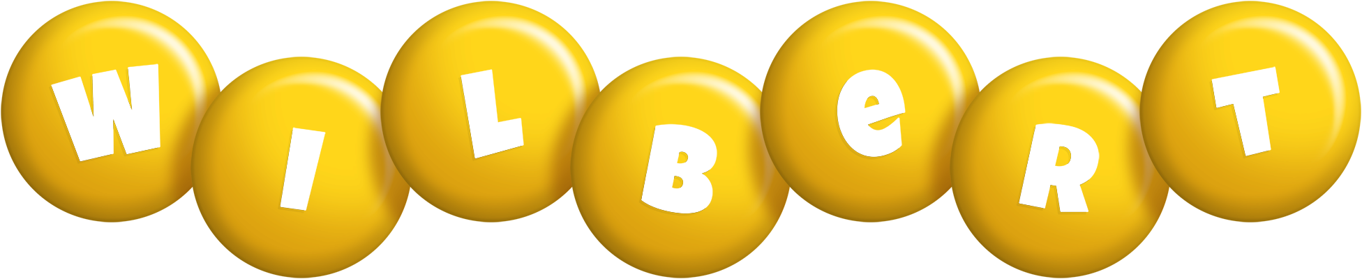 Wilbert candy-yellow logo