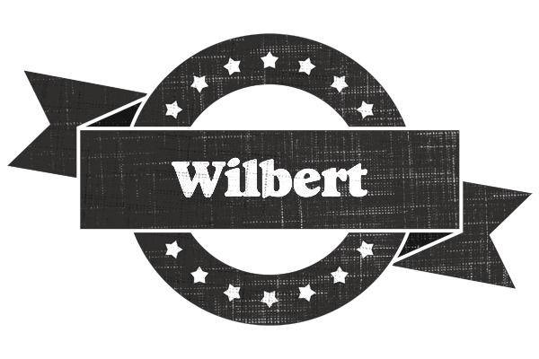 Wilbert grunge logo