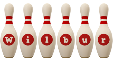 Wilbur bowling-pin logo