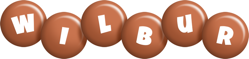 Wilbur candy-brown logo